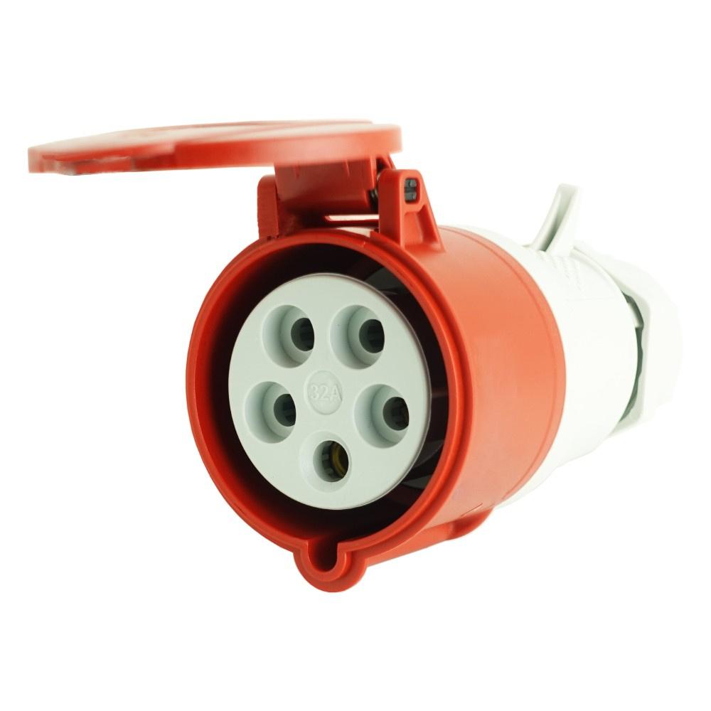 Gniazdo Przenosne Silowe Cee 5P 16A 400V Ip44 Przemysłowe