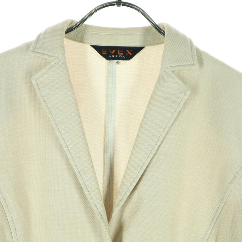 EVEX by KRIZIA made in Japan Long sleeve tailored jacket 40 beige Women Used
