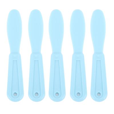 5pcs Dental Plastic Plaster Spatulas Mixing Knife for Alginate Impression Plaster Materials Light