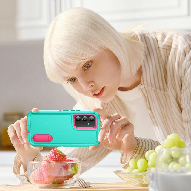 Anti-Schweiß-tragbare Kickstand-Abdeckungshülle für Samsung Galaxy A54 A14 5g A13 A53 S22 Plus S23 Ultra stoßfeste harte Abdeckungen