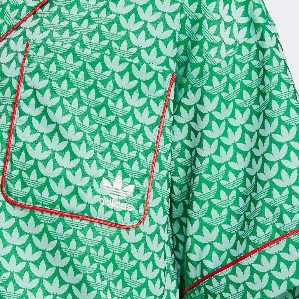 adidas originals Adicolor 70s Satin Shirt Green IK7880