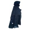 Classic Black Medieval Cape Hood Robe For Unisex Renaissance Festival And Larp Events