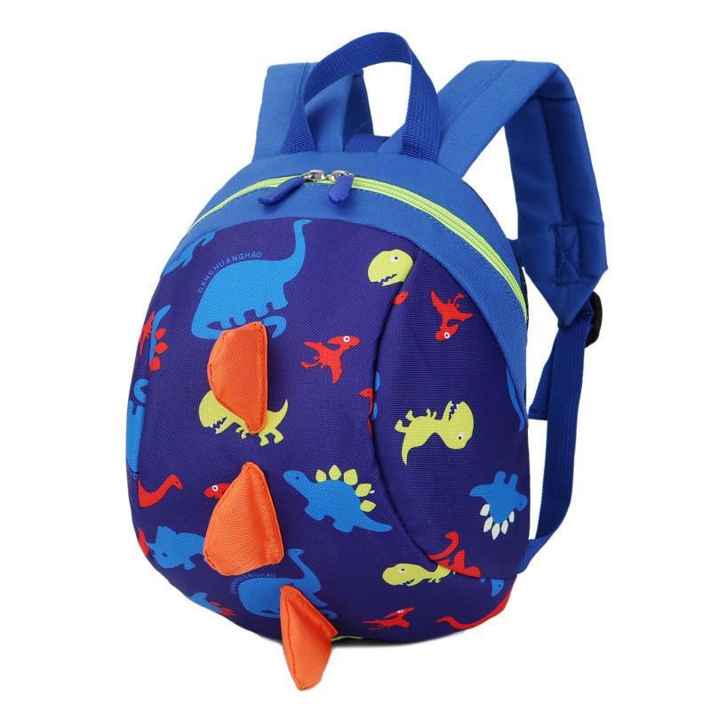 Print Backpack Dinosaur Children Oxford Cloth Fabric Kids Dino Polyester Bag