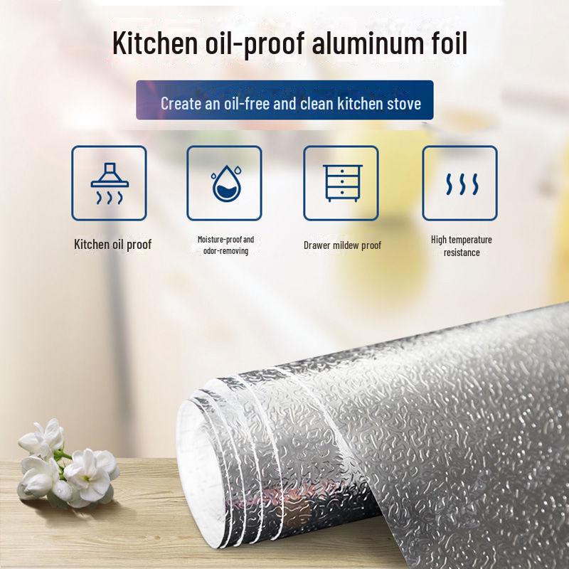 

«Жаропрочные и маслостойкие наклейки на стену кухни»: Самоклеящиеся, водостойкие, влагостойкие, утолщенные обои из алюминиевой фольги. 40cm wide #1m long; Orange peel texture оранжевый