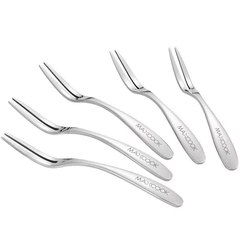 MAXCOOK 304 Stainless Steel Fruit Fork Set (5 Pcs)