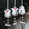 2025 Halloween Cute Cartoon Ghost Wind Chime Hanging Ornaments Halloween Resin Pendant Happy Halloween Day