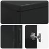2 Piece Bathroom Cabinet Set UTRECHT Black Engineered Wood