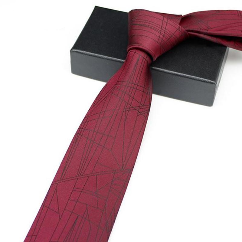 Men Suit Tie Necktie Business Style Tie Striped Pattern Cotton Tie