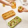 New Tepy 64 Slots Ice Cube Molds Trays with Lid Creative 2 In 1 Ice Cube Molds and Storage Box Remove Ice with One Click