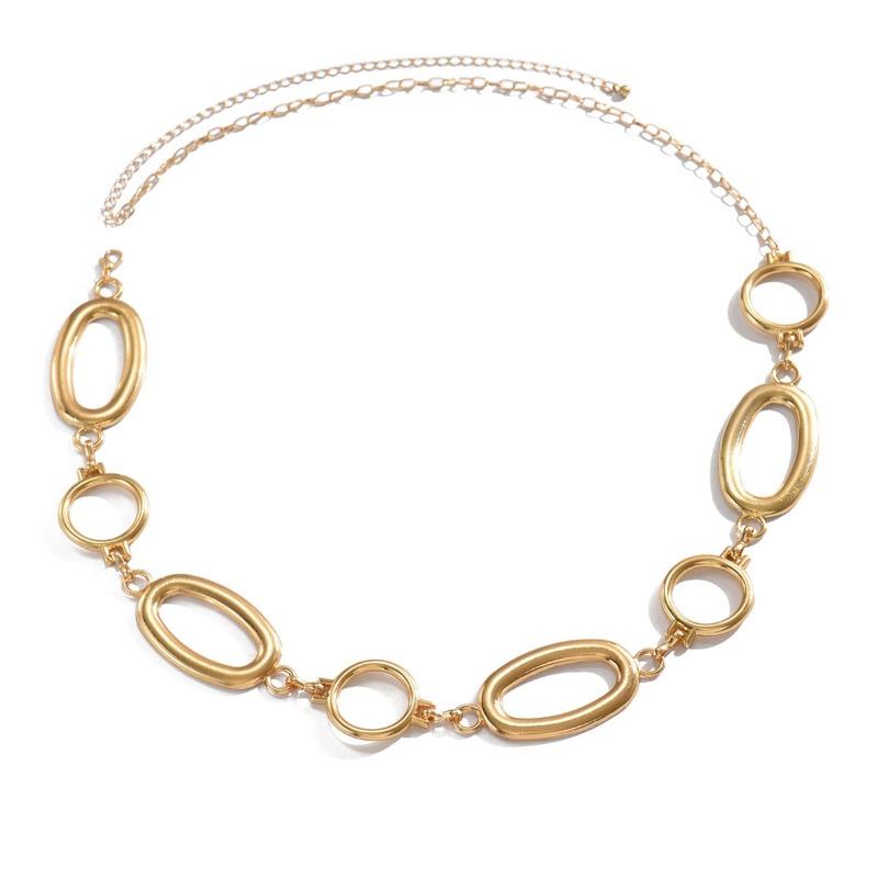 Waist Chain Accessories Jewelry Women's Personality High Sense Ring Exaggerated Irregular Splicing Body Chain