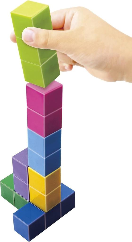 Masudaya Corporation Cube Puzzle Educational Toy for Brain Ages 3 and Cha-Cha Blocks, Training, Up, 539-1718