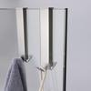 Bathroom Shower Glass Door Hook Stainless Steel Glass Door Towel Hooks Rack Bathrobe Hanger Holder Hanging Wall Hooks