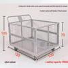 Heavy-Duty Folding Mesh Warehouse Cart