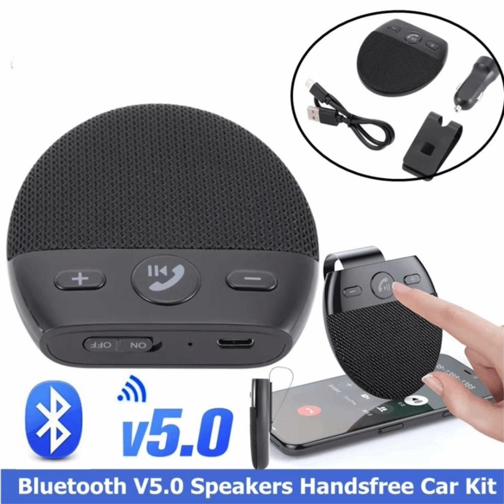 High Definition Voice Handsfree Car Kit Bluetooth 5.0 Wireless Car Speaker Phone Calls