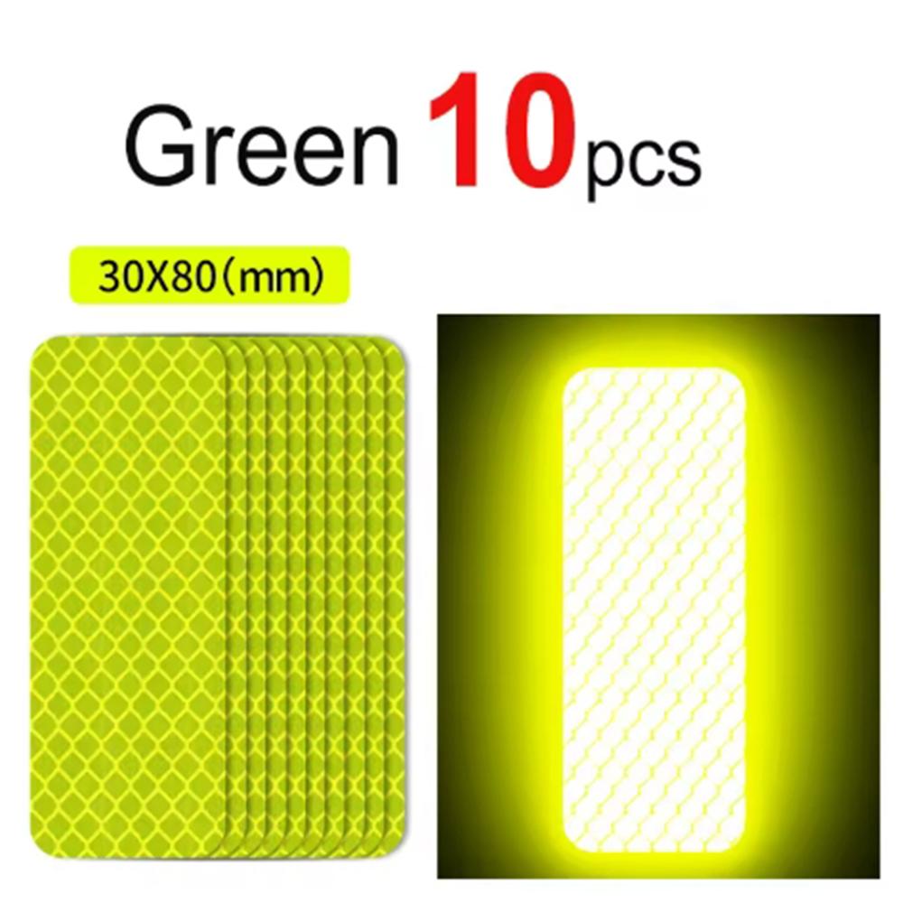 

4 шт. Светоотражающие полосы Ночное предупреждение о безопасности Мотоциклетные наклейки Мотоциклетный кофр Боковые панели топливного бака Наклейки Украшение