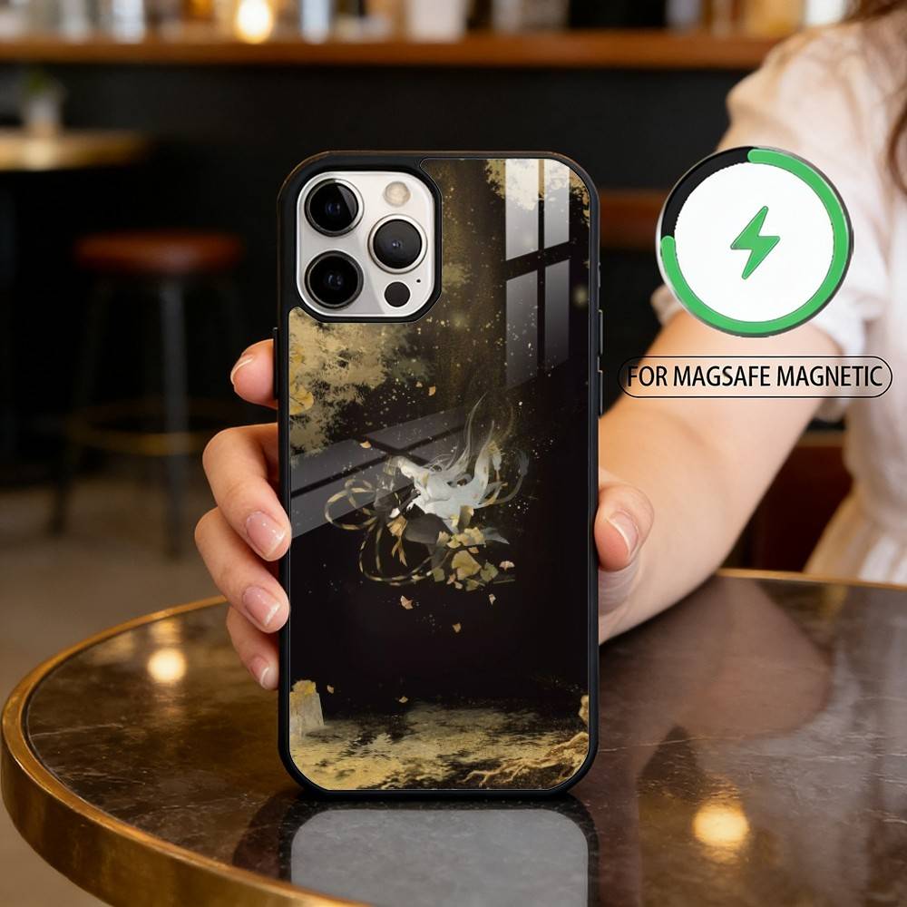 Cool O-Onmyoji Game Magnetic For Magsafe Wireless Charging Phone Case For iPhone17,16,15,14,13,12,11 Plus,Pro Max