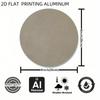 Vintage Sakura Metal Wall Art Round Sign Decor for Cafe