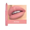 12 Colors Matte Waterproof Velvet Nude Lipstick Pencil Sexy Red Brown Pigments Makeup Long Lasting Profissional Lip Liner