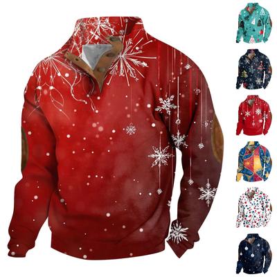 Spring And  Men's Standing Collar Sweatshirt Is Outdoor Casual Sweaters Tops