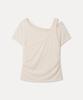 MIXXO Asymmetrical Layered Short Sleeve T-Shirt_Miwhwg506A
