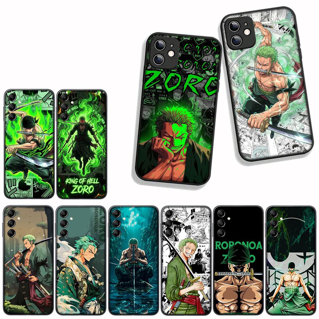 for OPPO A18 A16 A17 A38 A54 A40 A60 A80 A78 A79 A57 A55 A96 A15 A12 a53 Phone Cover Case ONE PIECE Roronoa Zoro Comics