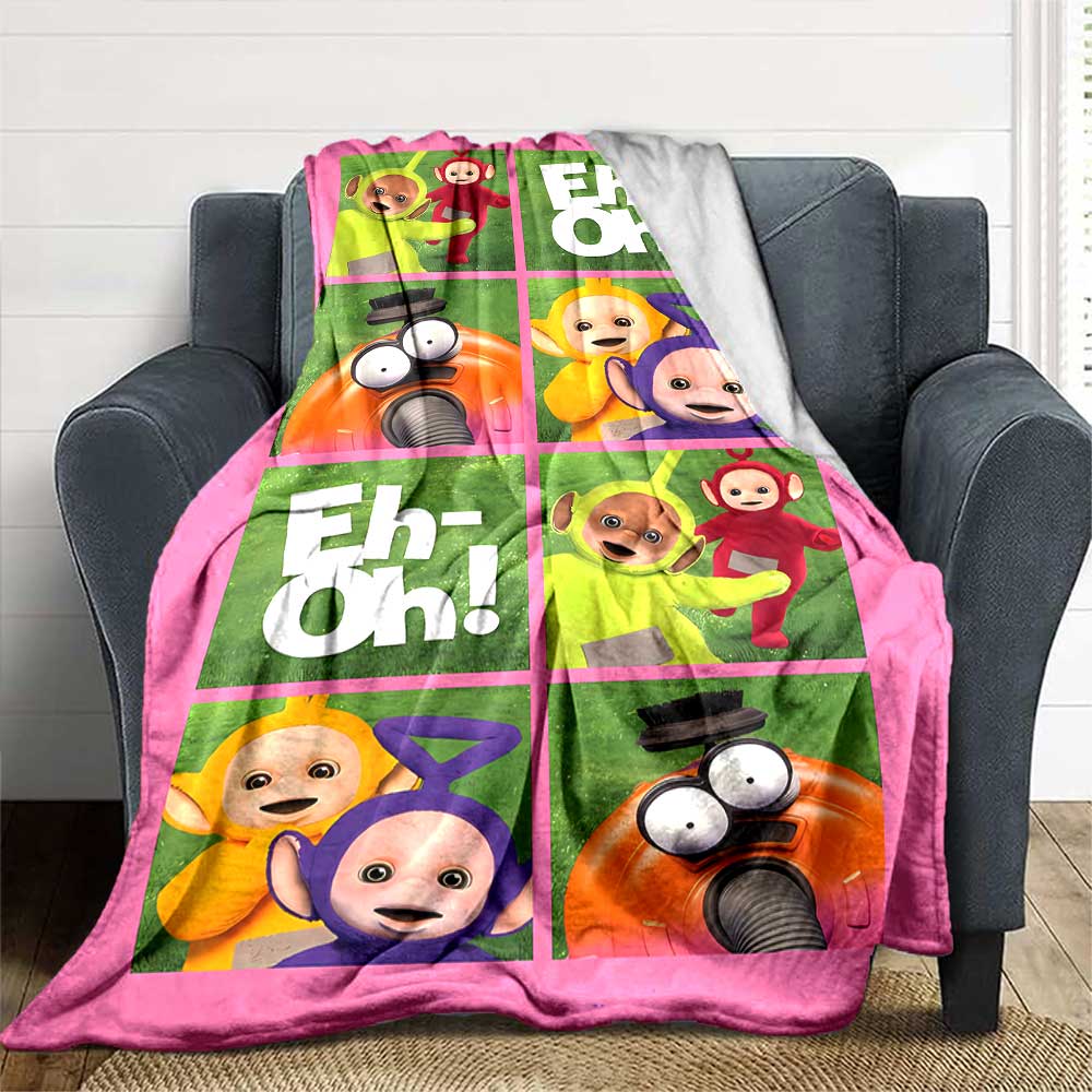 Teletubbies Hug Cozy Blanket Comfortable Ure Suitable Picnics All-Season Use Versatile Accessory Birthday Christmas Gift Blanket Y6