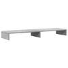 VidaXL Concrete Grey Monitor Stand 100x27x10 Cm Engineered Wood, Monitor Riser for Desk, Monitor Shelf, 854655