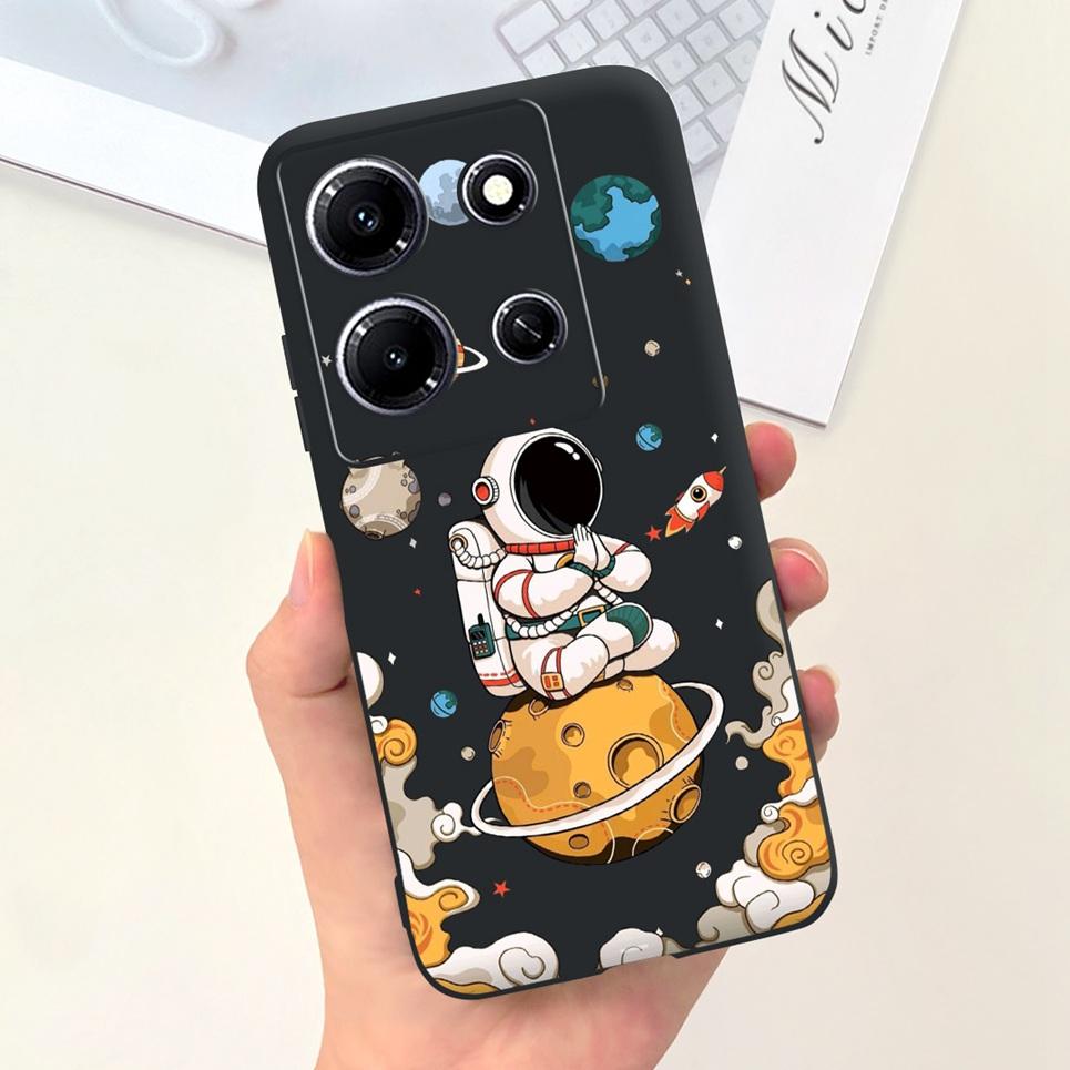 For Infinix Note 30i Note 30 Pro 30 vip Note30 4G 5G Phone Cover Moon Night Cartoon Cool Style Soft Silicone For Note30i Bumper