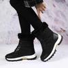 Women's High-Top Snow Boots - Warm Winter Cotton Shoes