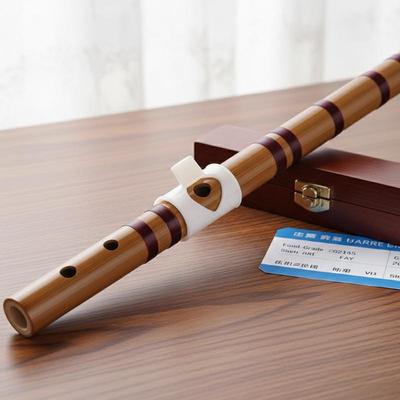 Bambusflöte Blas Hilfe Flöte Leicht zu Blasen Bläser Mundstück Pfeife Professionelles Musikinstrument Zubehör Langlebig 1 Stück