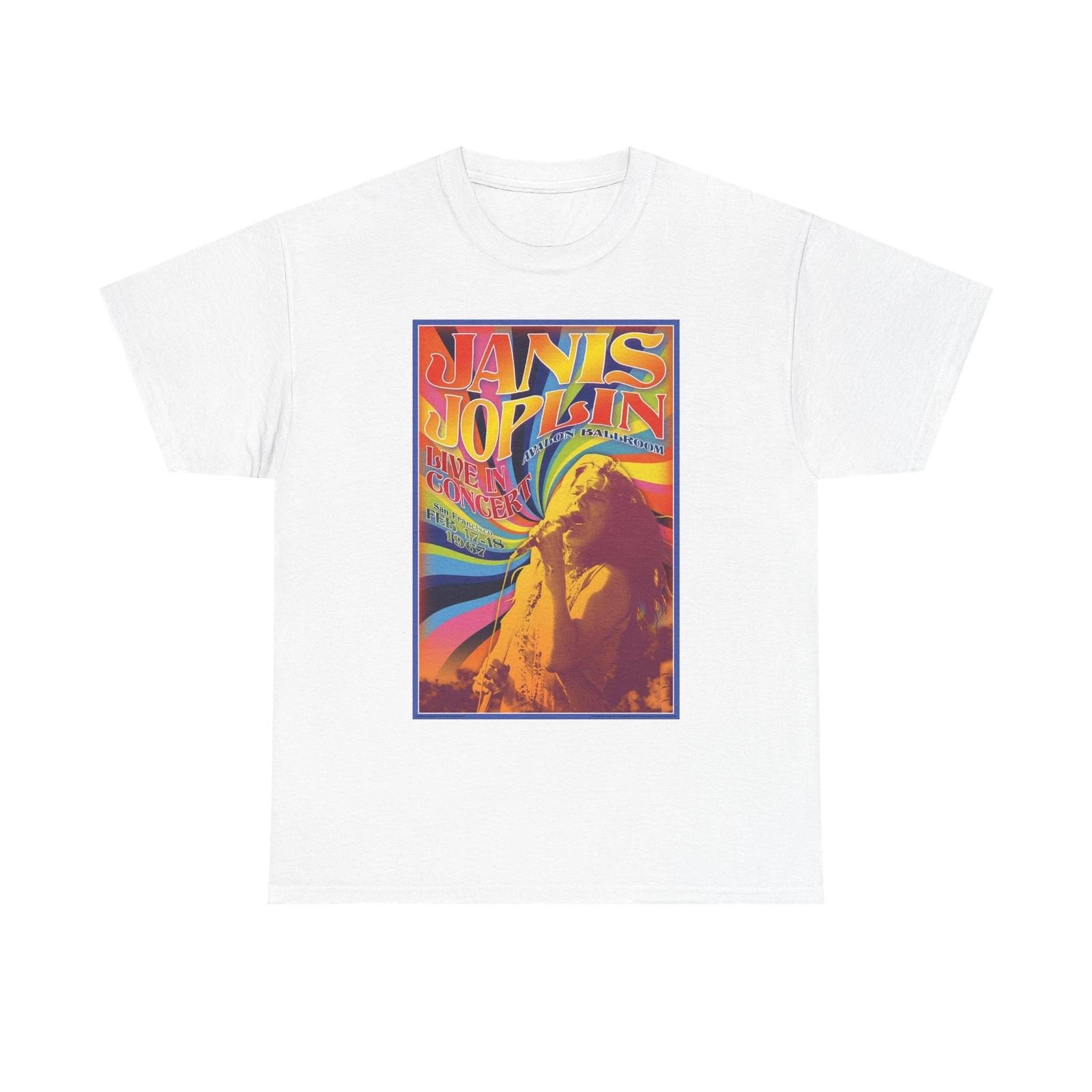 Men s and Women s T-shirts Janis Joplin 1967 XXXXL