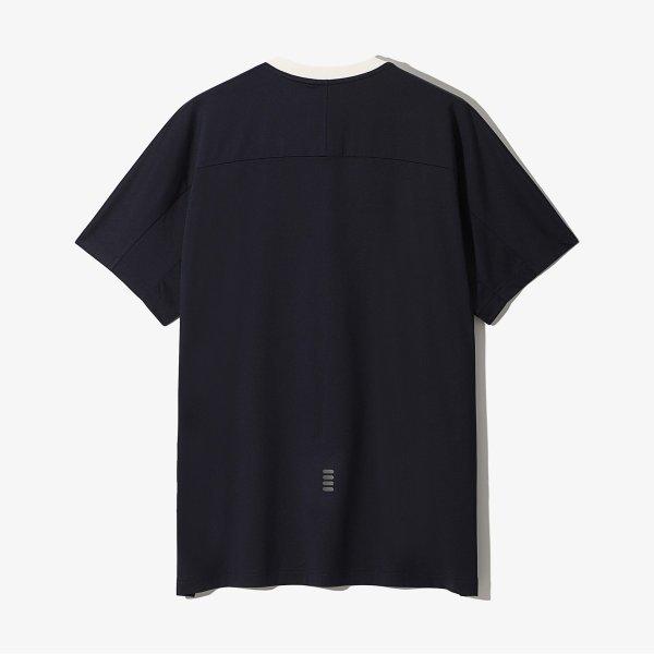 Fila SpliT Unipolispan Henley Neck Half Zip ShorT Sleeve T shirT