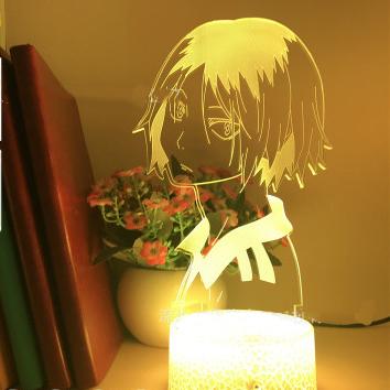 Lamp Haikyuu Tsukishima Kei Night Lights Kenma Kozume LED Acrylic Desk USB 3D Lighting Gift Bedroom Decore