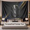 Custom Name Text Tapestry New Holland Personalized Polyester Wall Tapestry For Bedroom And Room
