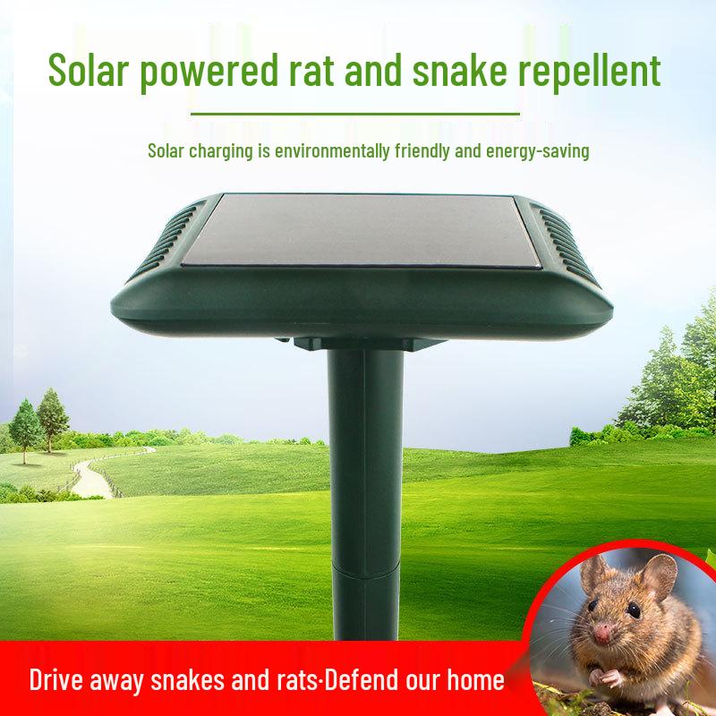 

Водонепроницаемый ультразвуковой отпугиватель животных и птиц на солнечной батарее с инфракрасным датчиком Green