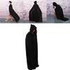 Mantello di Halloween Cosplay Mietitore Vampiro Strega Mago Veste Festa Adulti Bambini Mantello Nero Mantello