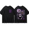 2026 Summer Charizard Evolution Double Side Japnese Anime Print TShirt Cotton Oversized Couple Family Tee for Travel Sports