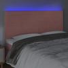 VidaXL Tête de Lit à LED Meuble de Chambre à Coucher Accessoire de Lit Double Tête de Cadre de Lit Intérieur Rose 3122635
