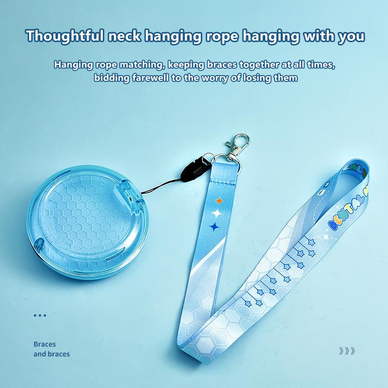 Portable Denture Tray Box Dental Retainer Box Teeth Aligner Braces Box Teeth Container Denture Box False Teeth Protective Case