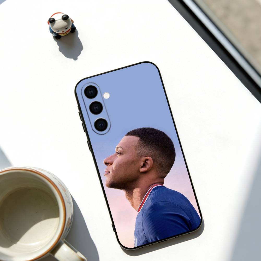 Kylian Mbappe Phone Case For Samsung Galaxy A73,A72,A71,A70,A53,A52,A51,Soft Black Cover