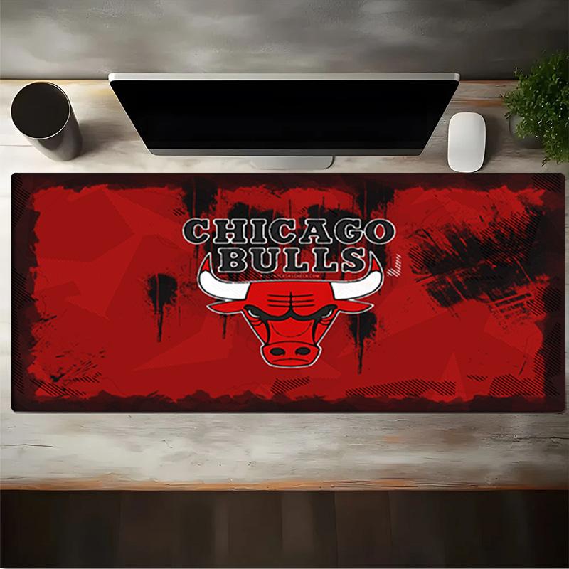 Chicago-Bulls Logo Mouse Pad, Gaming Mouse Pad, Keyboard Pad, Desk Decor for Computer Notebook Fan Gift Birthday Gift
