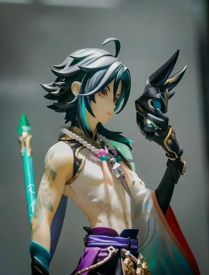 Interesting Toys Unisex Anime Figure Genshin Impact Xiao Vigilant Yaksha Genshin Impact Klee Action Figure Paimon Qiqi Figure Collectible Doll Toys