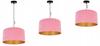 Hanging Lamp Ceiling Chandelier Golden Velvet Lampshade