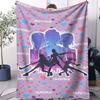 K-Pop Demon Huntrix Blanket Hot Anime Soft Warm Flannel Throw Travel Camping Sofa Bed Cover Living Room Decor Anime Fans Gift