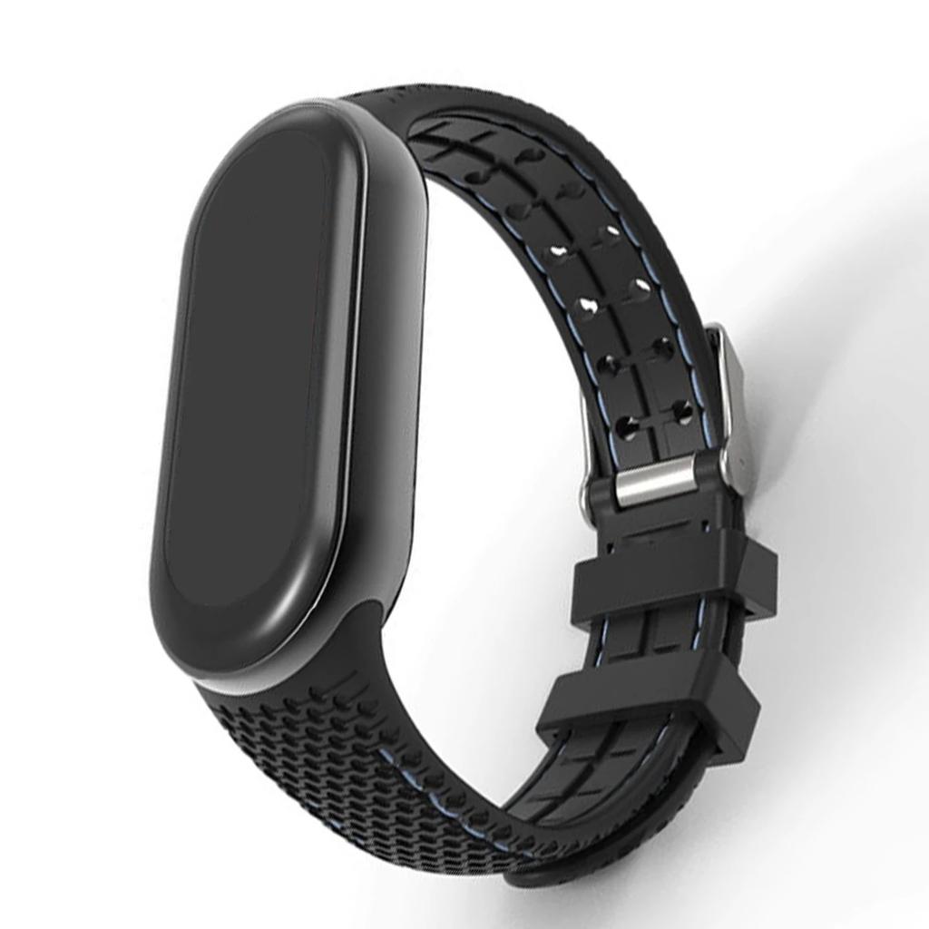 Silicone Strap For Mi Band 9 Bracelet Rubber Watchband Replacement Smartwatch Wrist Bracelet Correa For Xiaomi Mi Band 8 9 Strap