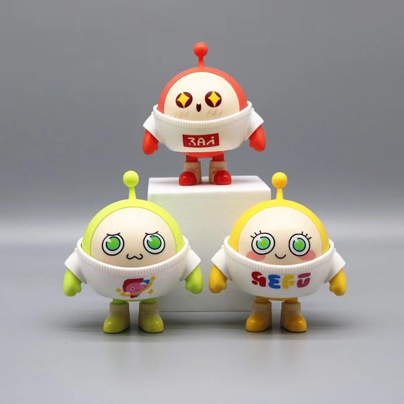 Egg Party Game Character Model Dolls Set With Fun Style For Playroom And Office Decor