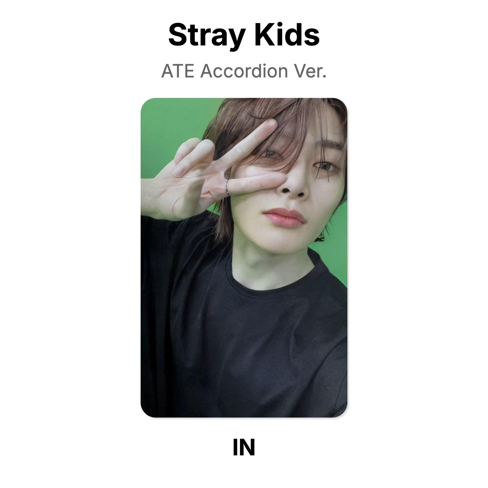Stray Kids ATE Accordion Ver. Official Photocard I.N