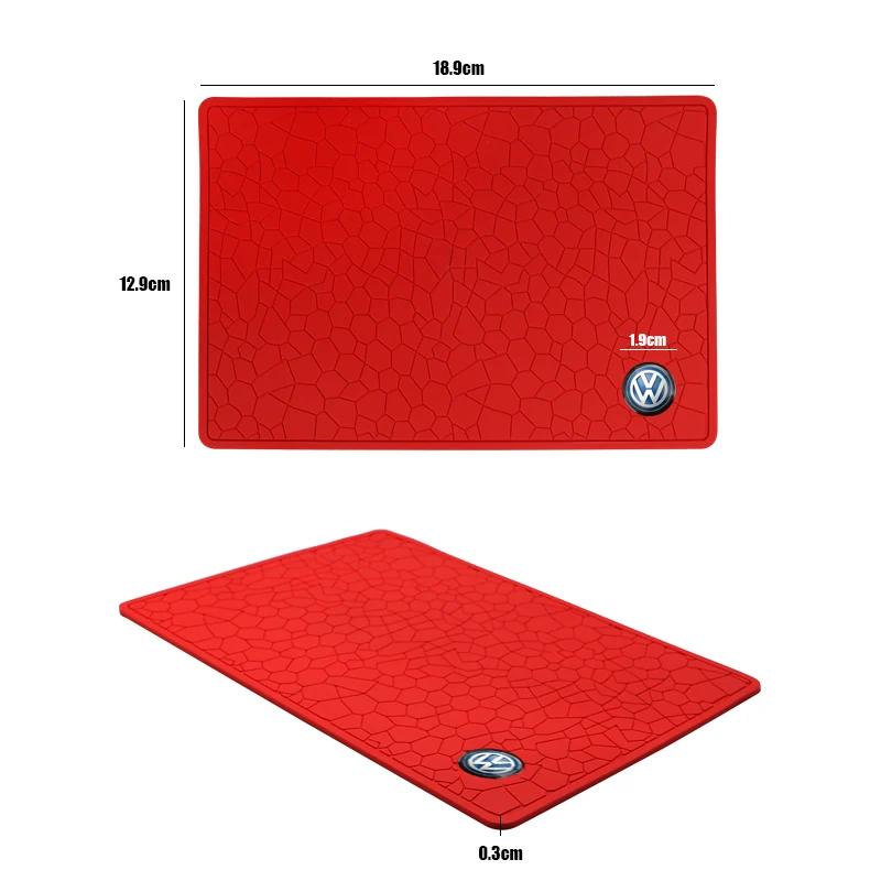 2025 Hot PVC Car Non Slip Mat Dashboard Phone Anti Slip Gel Pad For Volkswagen CC R-Line Touran Golf Tiguan Beetle GTI Arteon R