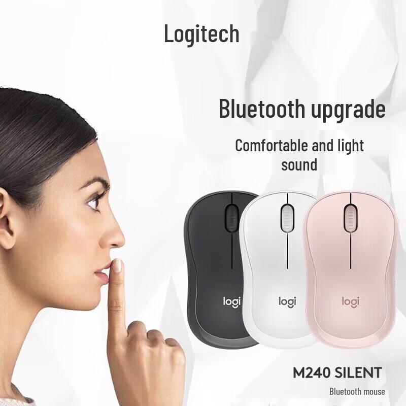 Logitech M240 Silent Dual-Mode Wireless Mouse