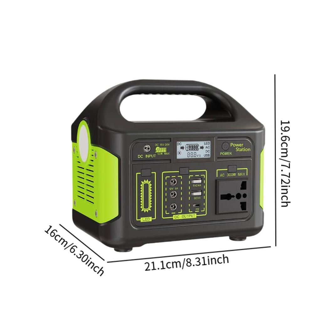 Outdoor Portable Power Bank for Hiking Blackout Home 100W 76.8WH